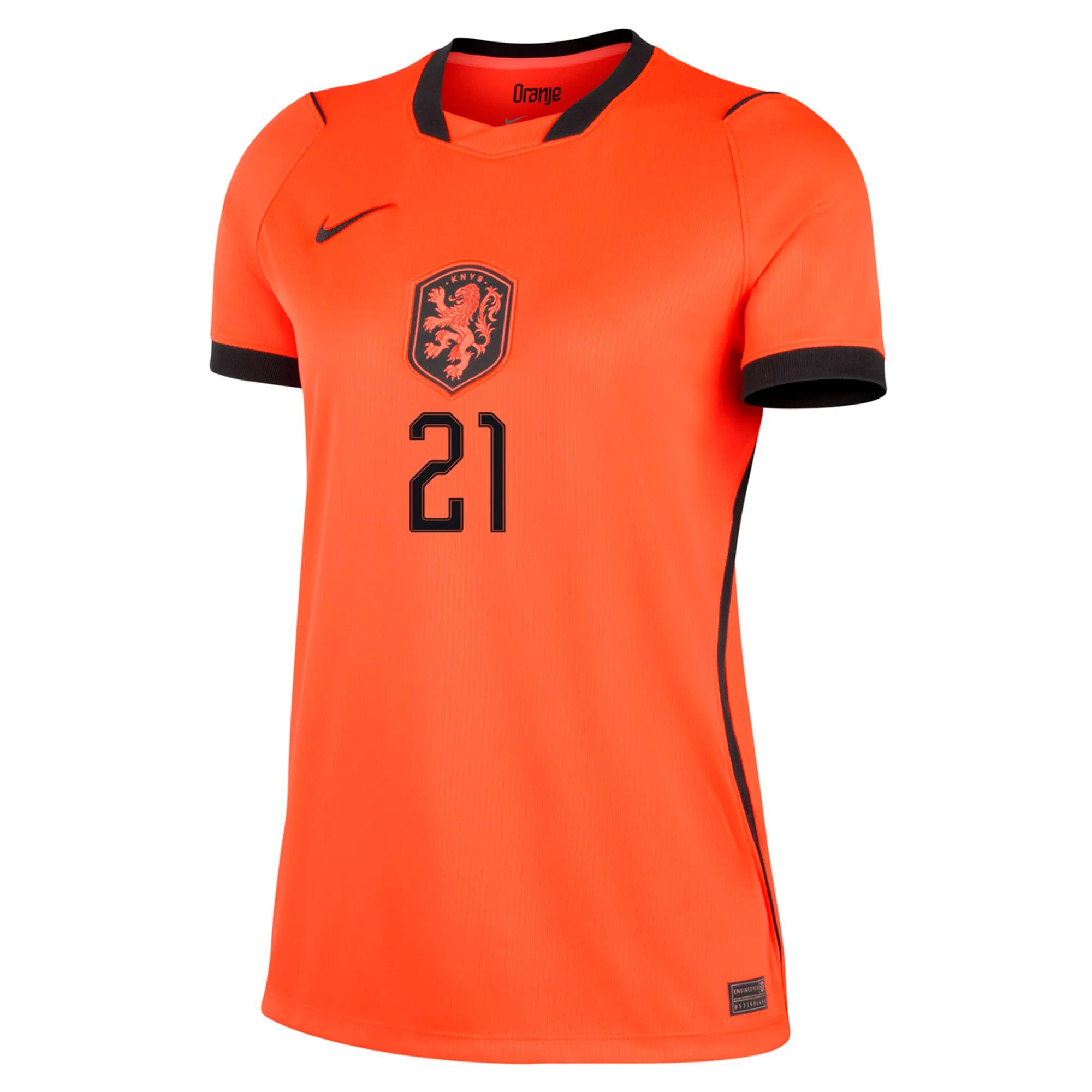 F. De Jong Netherlands 2627 Women’s Home Jersey2