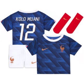 Kolo Muani France 26/27 Home Kids Kit