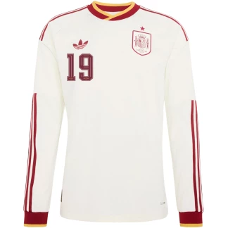 Lamine Yamal Spain 26/27 Authentic Away Long Sleeve Jersey