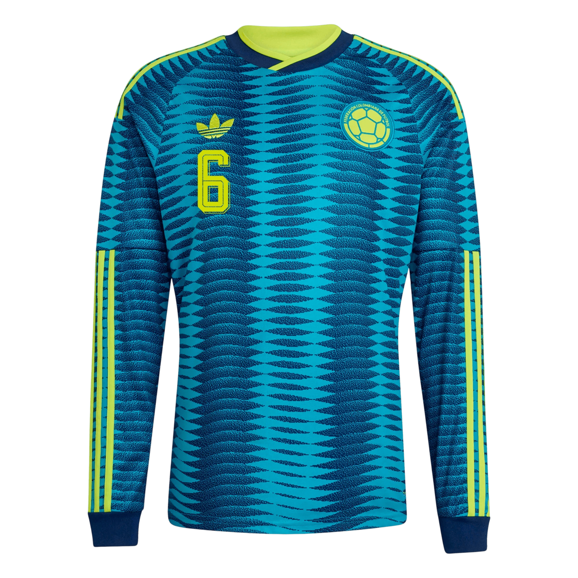 Richard Rios Colombia 2627 Long Sleeve Away Jersey2-