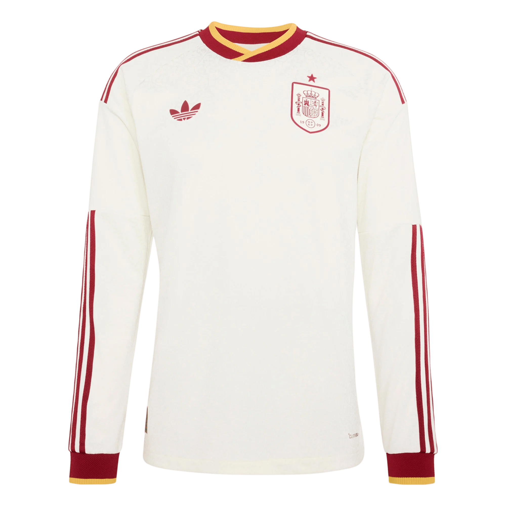 Spain 2627 Authentic Away Long Sleeve Jersey-