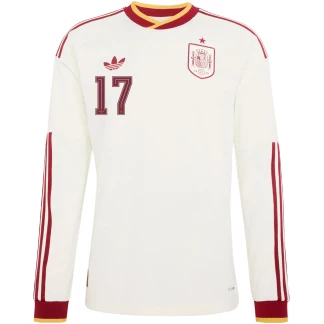 Williams Jr Spain 26/27 Authentic Away Long Sleeve Jersey