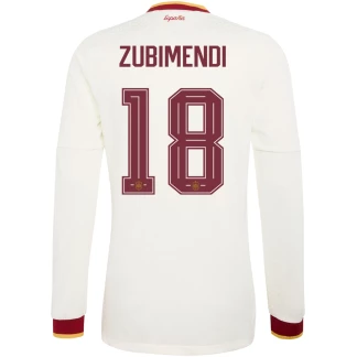 Zubimendi Spain 26/27 Authentic Away Long Sleeve Jersey