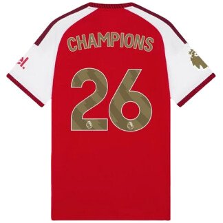 Arsenal 26/27 Premier League Champions Authentic Home Jersey