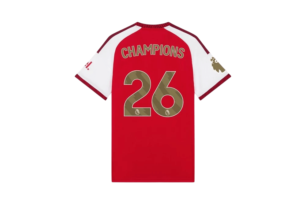 Arsenal 26/27 Premier League Champions Home Jersey - SoccerArmor -