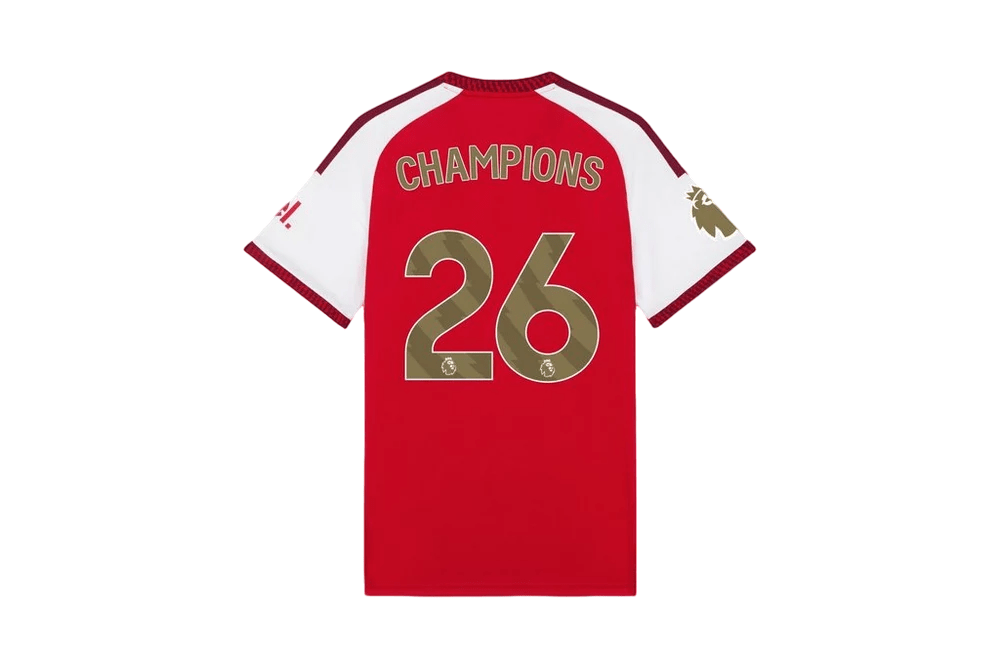 Arsenal 26/27 Premier League Champions Home Jersey - SoccerArmor -