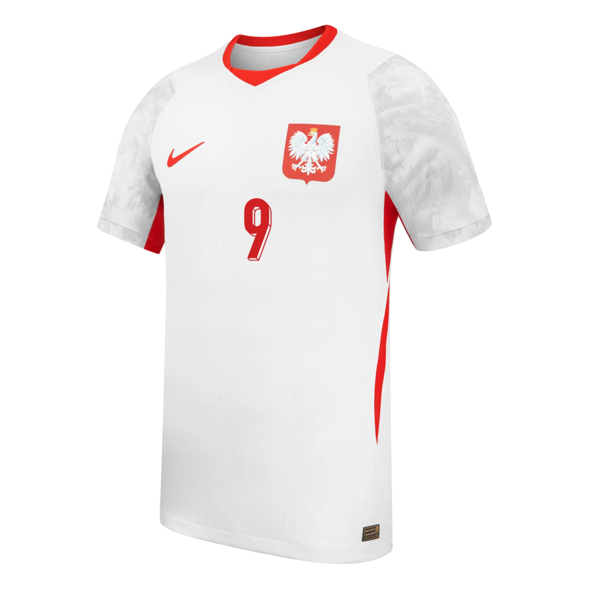 Lewandowski Poland 2627 Authentic Home Jersey2