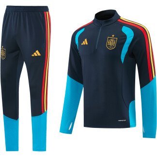 Spain 26/27 Navy Half-Zip Tracksuit