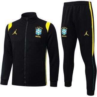 Brazil 26/27 Black Tracksuit (Kids Sizing)