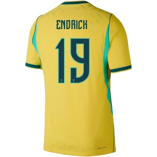 Endrick Brazil 26/27 Authentic Home Jersey