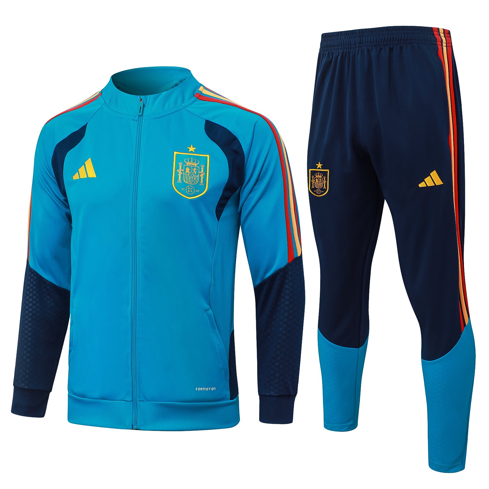 Spain 2627 Light Blue Tracksuit (Kids Sizing)