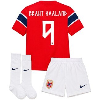 Haaland Norway 26/27 Home Kids Kit