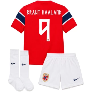 Haaland Norway 26/27 Home Kids Kit