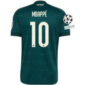 Mbappe Real Madrid 26/27 UCL Away Jersey