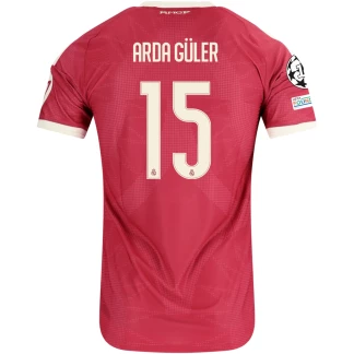Arda Güler Real Madrid 26/27 Authentic UCL Third Jersey