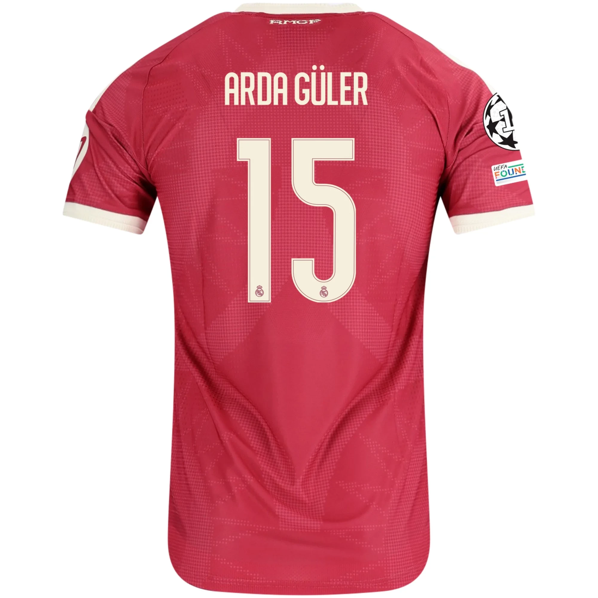 Arda Güler Real Madrid 2627 Authentic UCL Third Jersey