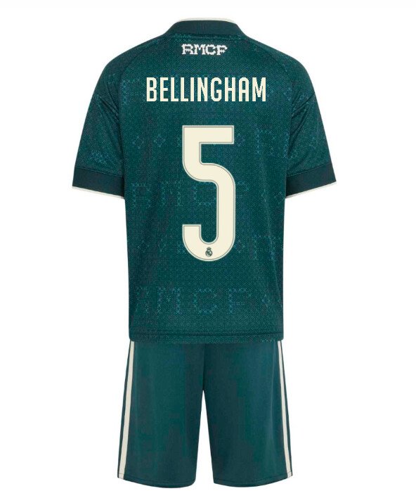 Bellingham Real Madrid 2627 Away Kids Kit