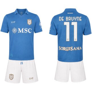 De Bruyne SSC Napoli 26/27 Home Kids Kit