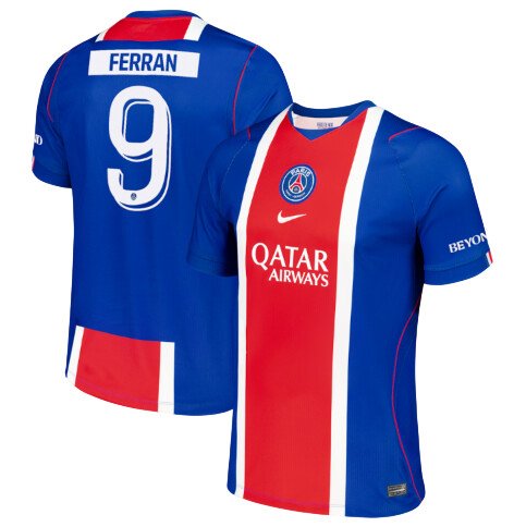 Ferran PSG 2627 Home Jersey (Cup printing)-
