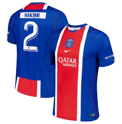 Hakimi PSG 2627 Home Jersey (Cup printing)