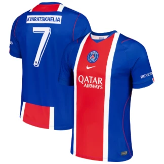 Kvaratskhelia PSG 26/27 Home Jersey (Cup printing)
