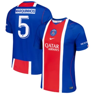 Marquinhos PSG 26/27 Home Jersey (Cup printing)