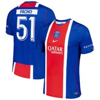 Pacho PSG 26/27 Home Jersey (Cup printing)