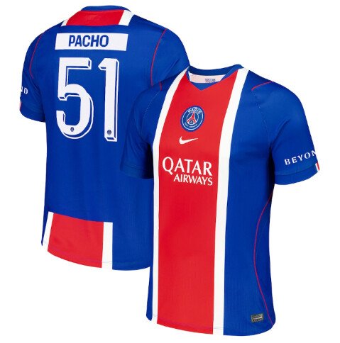 Pacho PSG 2627 Home Jersey (Cup printing)
