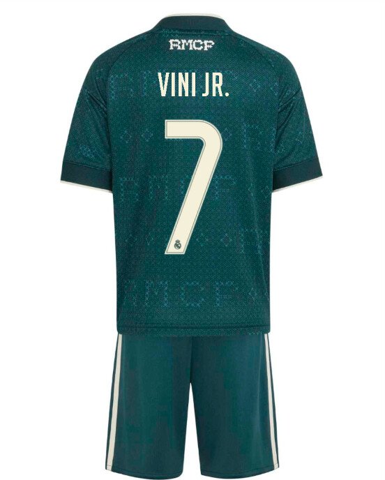 Vini Jr. Real Madrid 2627 Away Kids Kit