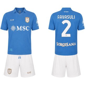 Favasuli SSC Napoli 26/27 Home Kids Kit