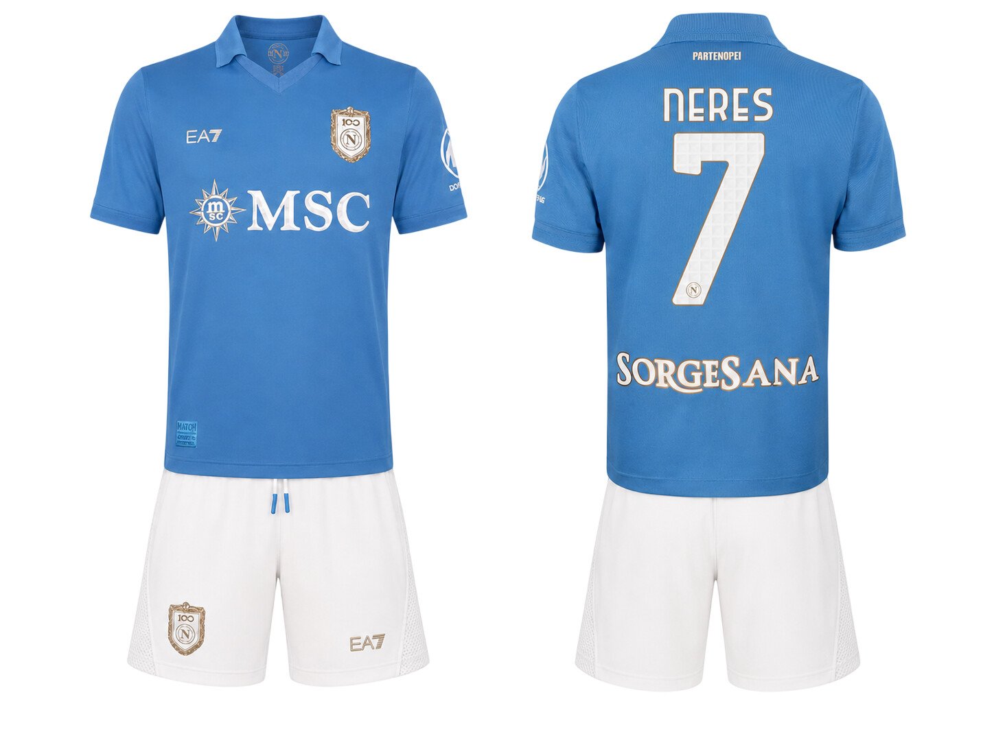 neres napoli kids kit 27