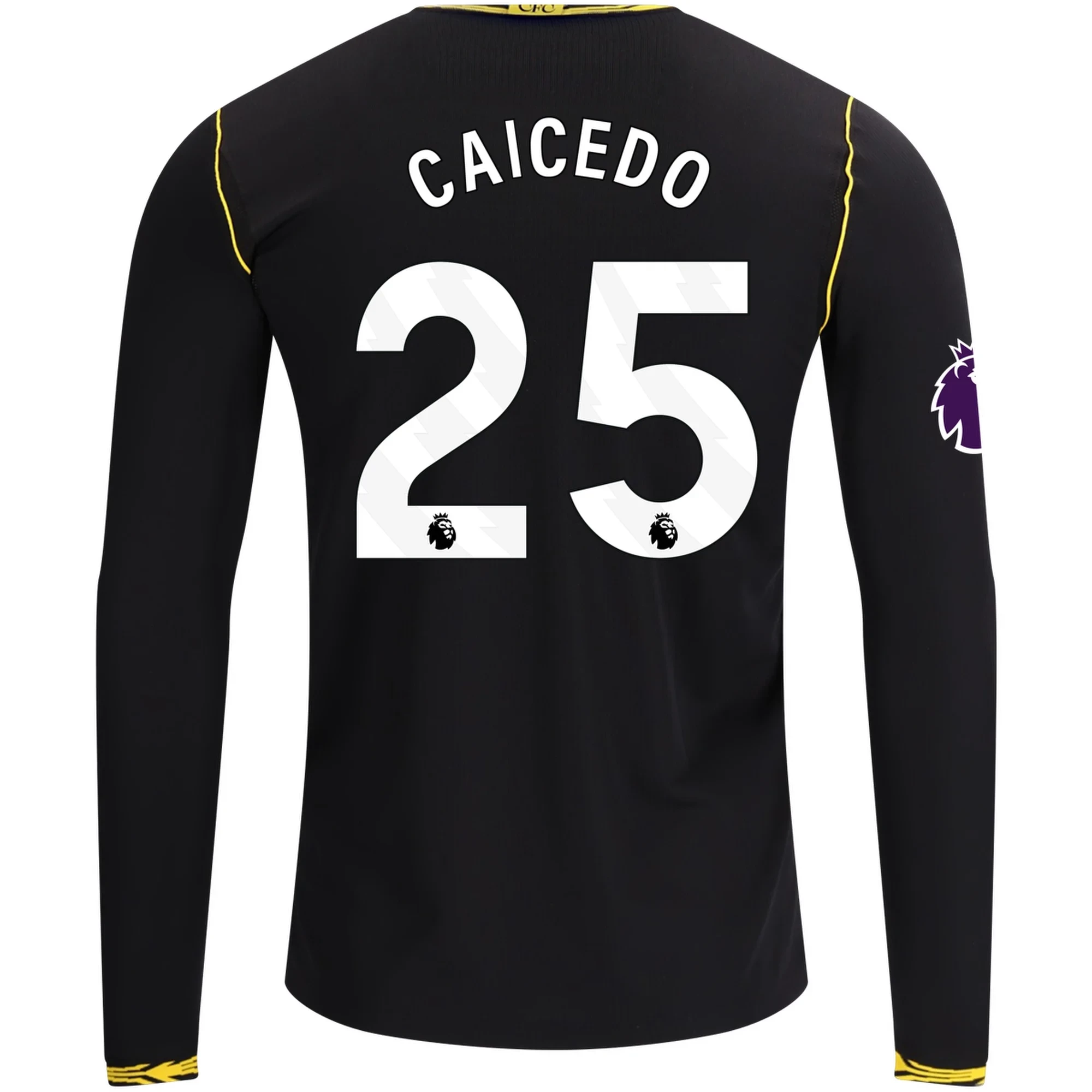 Caicedo Chelsea 2627 Away Long Sleeve Jersey