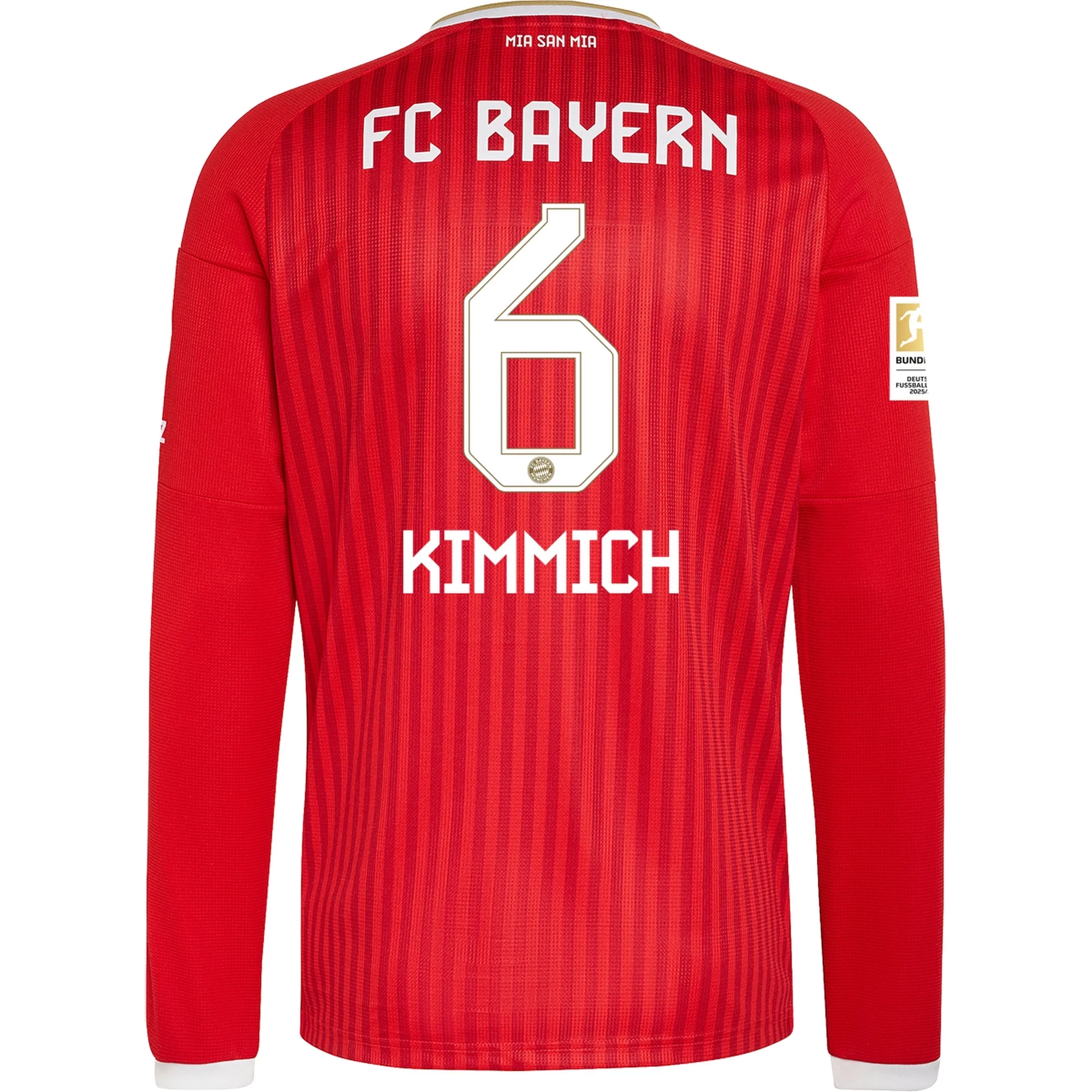 Kimmich Bayern Munich 2627 Home Long Sleeve Jersey