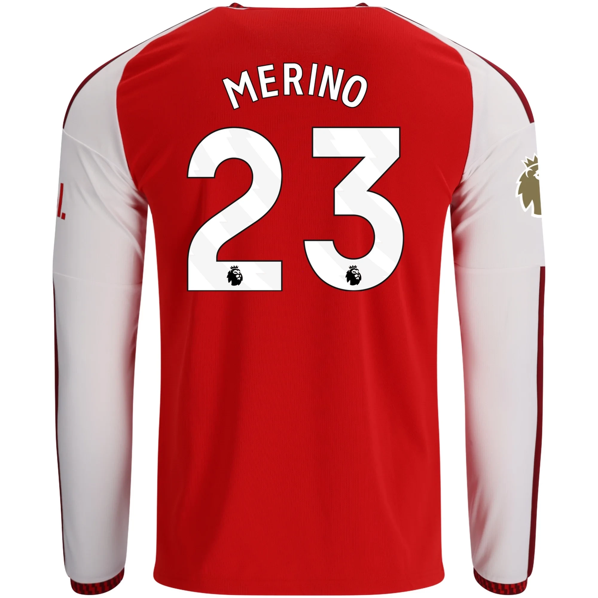 Merino Arsenal 2627 Home Long Sleeve Jersey