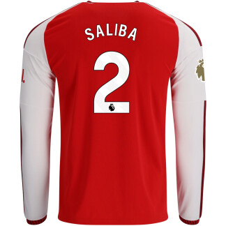 Saliba Arsenal 26/27 Home Long Sleeve Jersey