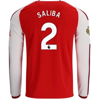 Saliba Arsenal 26/27 Home Long Sleeve Jersey